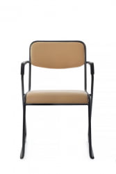 Кресло Никс Плус РCХ ОМКЛ-04Б Бежевый/Металл Черный / Nix Plus RCH OMKL-04B