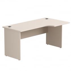 Стол эргономичный с опорами ЛДСП Everprof EVO 254S114 (правый) Кашемир