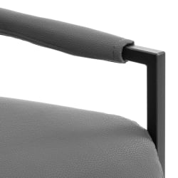 Кресло Чарли ЛУКС/Чарли Люкс К экокожа , Шарп Графит, 70х80х82 см / Charli LUX/Чарли Sharp