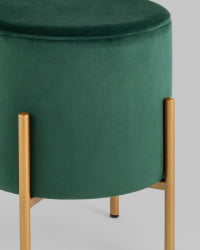 Пуф Кейси велюр Зеленый