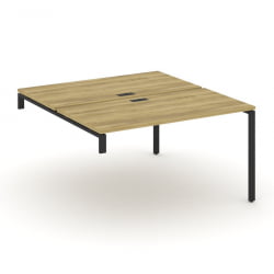 Двойной стол-надставка на опорную тумбу CОНCЕПТ CН.ДСН-003 Кобо Белый / CONCEPT CN.DSN-003