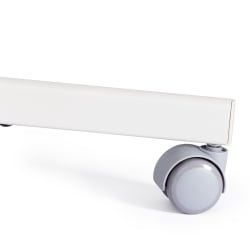 Кресло на колёсиках Funny ткань, голубой