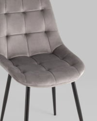 Стул Флекс New велюр светло-серый 2шт