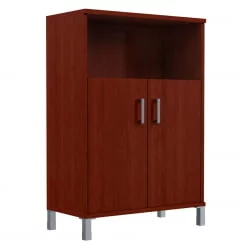 Стеллаж с дверью ДСП В420.2 Бургунди