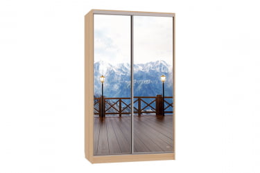 Шкаф-купе ясень Рио 7-600 27 СК-04Р25 дуб сонома / SK-04R25