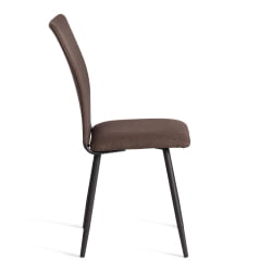 Мягкий стул La Rousse NEW, ткань рогожка, коричневый/черный, 3М7-147, 45x55x93 см