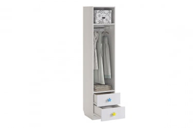 Детский шкаф для игрушек Чудо MDW-02 Белый рамух