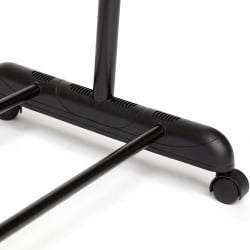 Гардеробная вешалка для одежды NY-3294 металл, 84-125*43*102-167см, хром/черный