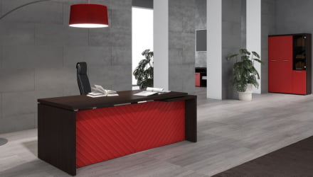 Кабинет руководителя Torr LUX №1 Венге Магия Красный