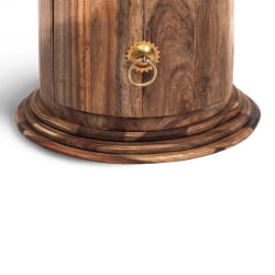 Тумба дизайнерская Бомбей - 0768 палисандр, 71хД28,5см, Натурал тинтед (натуральный тонированный) / 71хD28,5см, Natural tinted