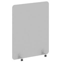 Перегородка на металлических опорах, на роликах Р-лине ДП.Р-140-180 Серый / R-line DP.R-140-180