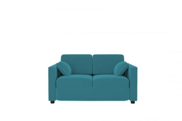 Диван прямой Уппла (Berhouse) Цвет фасада: Азур велюр; Тип: Прямой; Материал фасада: Металл/Велюр