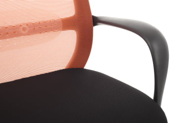 Кресло Фаст В-207 Черный Пластик/Оранжевый / Fast W-207