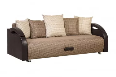 Диван прямой Юпитер БД Ратибор темный