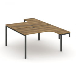 Рабочая станция-надставка на опорные тумбы CONCEPT CN.DSAN-002 Сандал Янтарный Антрацит