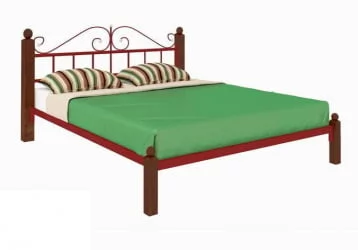 Кровать Диана Lux 1600х2000 Красная