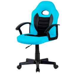 Кресло на колёсиках CHAIRMAN KIDS 111 Черный-голубой