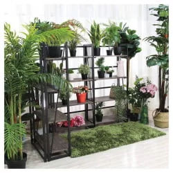 Стеллаж в гостиную BRABIX LOFT SH-001 Мореный дуб