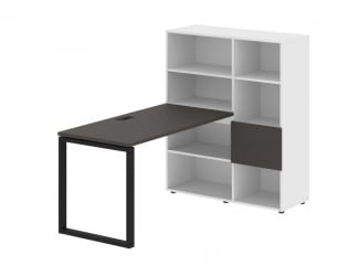 Рабочая станция EDIS EQRST 1113 Мокко Черный Белый