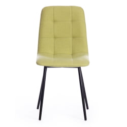 Мягкий стул CHILLY MAX ткань/металл, 45 х 54 х 90 см , фисташковый 64/черный