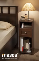 Тумба прикроватная Sherlock 51 Орех шоколадный (спальня)