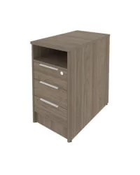 Тумба приставная Метал Сйстем Б.ТП-1 Вяз/Белый / Metal System