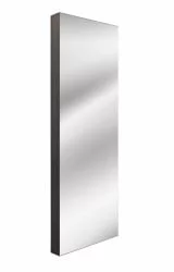 Узкий шкаф в прихожую Iron Slim (правый, купе) Венге