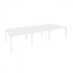 Рабочая станция на П-образном м/к ОНИКС О.МП-Д.РС-6.2.7 Белый Бриллиант / ONIX O.MP-D.RS-6.2.7