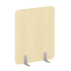 Перегородки на металлических опорах на фетровых подпятниках Р-лине ДП.Ф-100-120 Клен / R-line DP.F-100-120