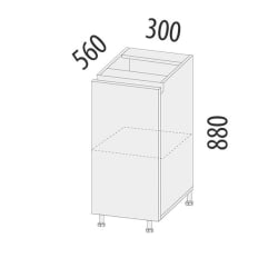 Напольный шкаф (лев/прав) Бостон 104.55