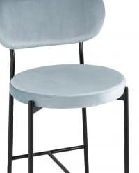 Cтул полубарный Барбара NEW Серо-голубой