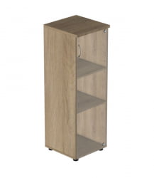 Шкаф для документов с прозрачными стеклами Р.Пс-3СБ Крафт золотой