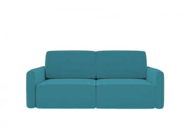 Диван прямой Сордален (Berhouse) Цвет фасада: Азур велюр; Тип: Прямой; Материал фасада: Металл/Велюр