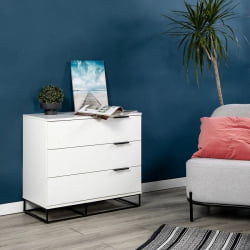 Комод 3 ящика CITY 40095580h Белый