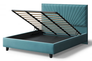 Кровать Леона, 2000x1400 мм, бирюзовый