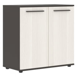 Шкаф с глухими малыми дверьми ЕДИС ЕЛCС 85.1 Ясень Траун Мокко Мокко / EDIS ELCS