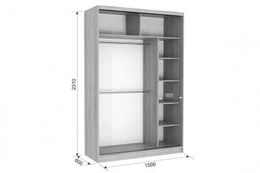 Детский шкафы-купе Гранд 5-600 Венге