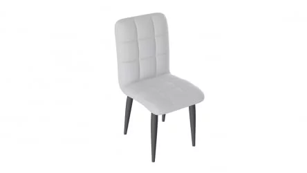 Стул Франк ДП 2-17 Графит Кожзам Белый