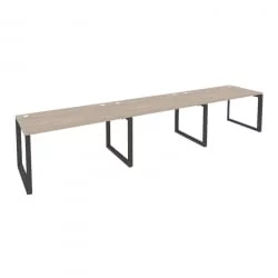 Рабочая станция на О-образном м/к ОНИКС О.МО-РС-3.3.8 Дуб Аттик/Антрацит / ONIX O.MO-RS-3.3.8