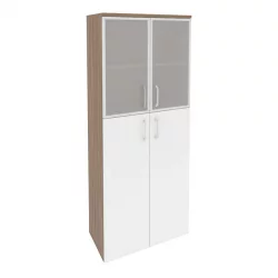 Шкаф высокий широкий ОНИКС О.СТ-1.7Р Дуб Аризона/Белый / ONIX O.ST-1.7R