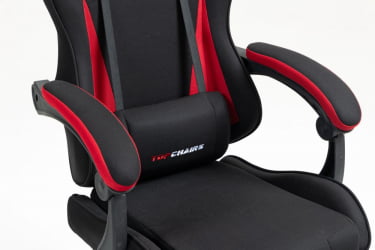 Кресло спортивное ТопЧаирс Пхантом черно-красный / TopChairs Phantom