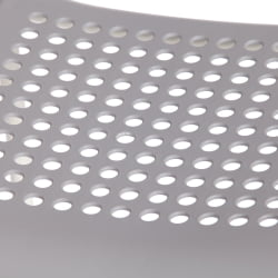 Дизайнерский стул ADDE (mod. C-049) металл/пластик, 39 х 49 х 78 см, Grey (серый) /White (белый)