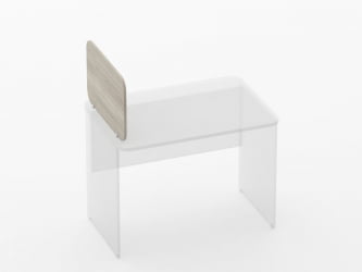 Экран разделительный прямой Glassy 5.14.06 Дуб сантана светлый