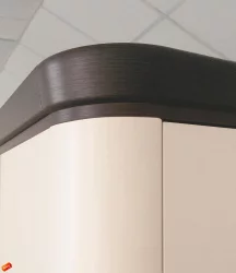 Шкаф для одежды с полками и штангой Катрин 92.13 Дуб венге Белый песок Браун вуд