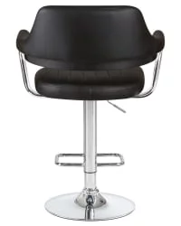 Стул барный ДОБРИН CХАРЛЙ ГОЛД Черный велюр МДЖ9-101 / DOBRIN CHARLY GOLD MJ9-101