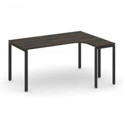 Стол эргономичный правый CОНCЕПТ CН.ОСА-002(Р) Дуб Мали Черный / CONCEPT CN.OSA-002(R)