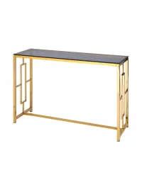 Консоль БРУКЛИН 120x40 Золото стекло smoke