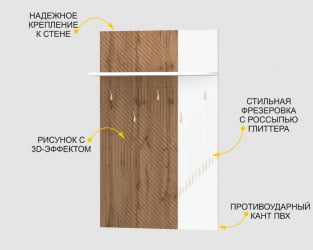 Панель с крючками Монако 403.25