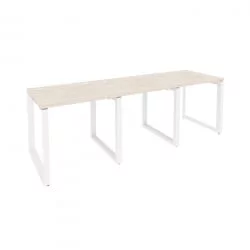 Рабочая станция на О-образном м/к ОНИКС О.МО-РС-3.0.7 Денвер Светлый/Белый / ONIX O.MO-RS-3.0.7