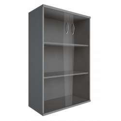 Шкаф средний широкий Рива А.СТ-2.4 Серый / Riva